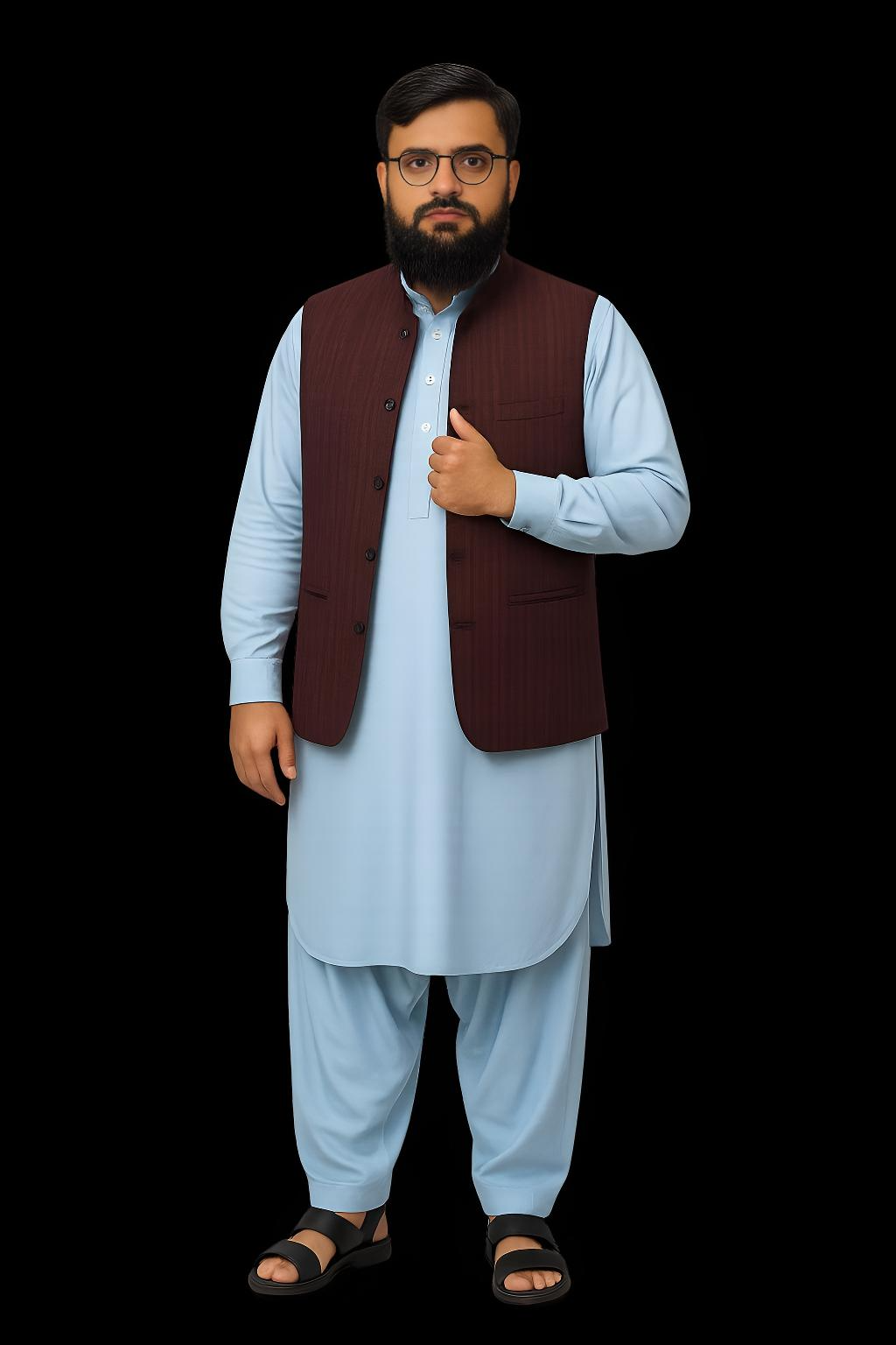 Full-body photo of Qasim